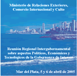 Tapa CD Ministerio de Relaciones Exteriores Comercio Internacional y Culto